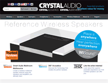 Tablet Screenshot of crystalaudio.com
